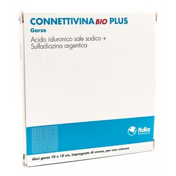 Connettivinabio plus garza 10 x 10 cm 10 pezzi