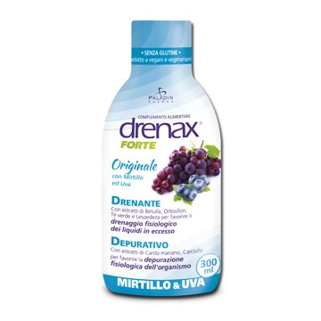 Drenax forte originale con mirtillo e uva 300 ml