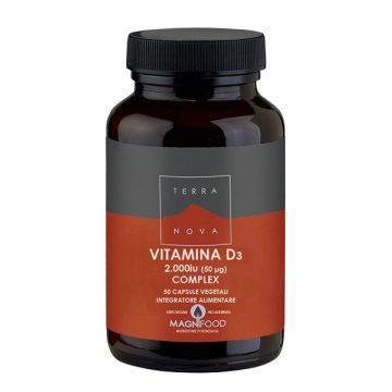 Terranova complesso di vitamina d3 2000 iu (50ug) 50 capsule