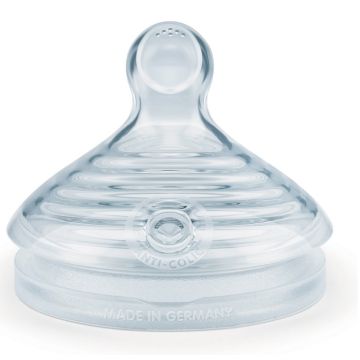 Nuk tettarella natural sense in silicone 0-6 mesi misura media 2 pezzi