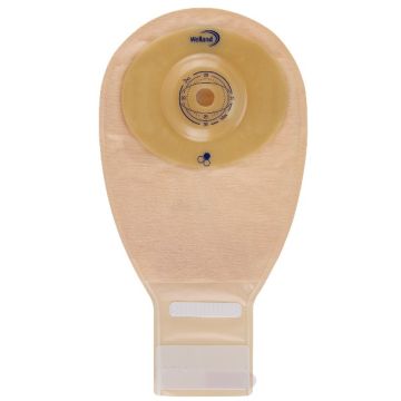 Sacca per ileostomia trasparente ritagliabile welland aurum profile ileo midi diametro 13-48 mm inizio convessita' 48 mm 10 pezzi