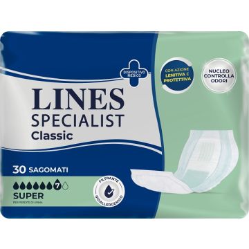 Pannolone lines specialist classic sagomato super 30 pezzi