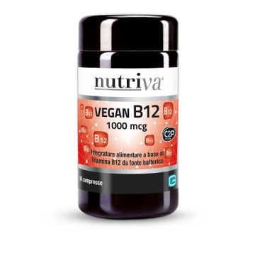 Nutriva vegan b12 60 compresse 1000mcg