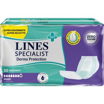 Lines specialist derm pannolone sagomato maxi 30 pezzi