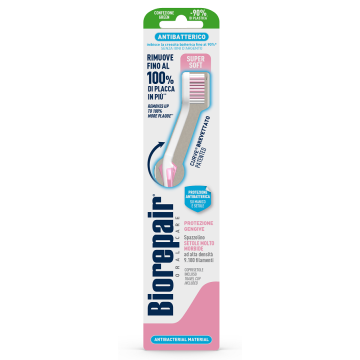 Biorepair oral care antibatterico spazzolino piu' comfort protezione gengive setole super soft