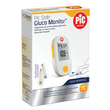 Glucometro con monitor pic gluco safe 1 pezzo