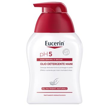 Eucerin ph5 olio detergente mani secche e screpolate 250 ml