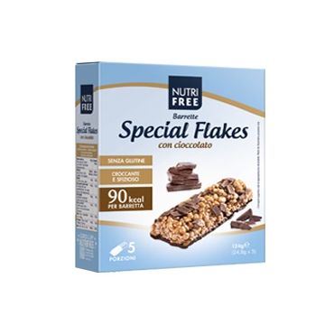 Nutrifree barrette special flakes cioccolato 24,8 g x 5