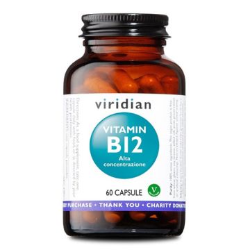 Viridian vitamin b12 high potency 60 capsule viridian vitamina b12 alta concentrazione