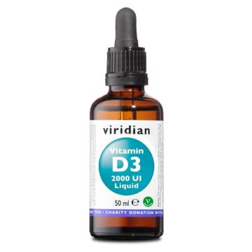 Viridian vitamin d3 2000ui liquid 50 ml