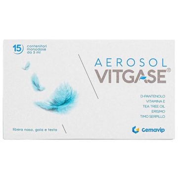 Vitgase aerosol 15 flaconcini 5 ml