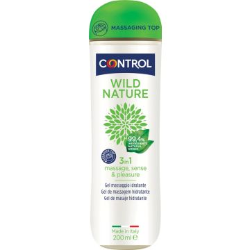Control wild nature massage gel massaggio 3 in 1 200 ml