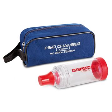 Fisiochamber vision plus camera inalazione anti statica con boccaglio