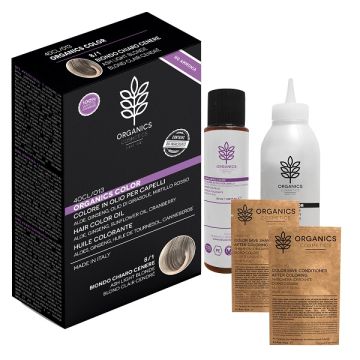 Organics pharm organics color 8/1 biondo chiaro cenere