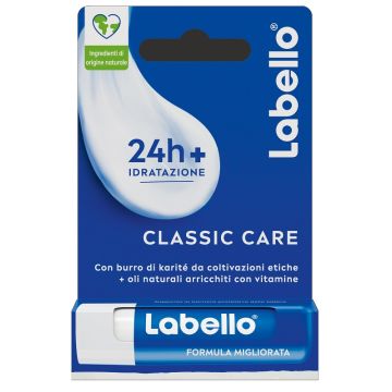 Labello classic care stick 24h idratazione fondente sulle labbra 5,5 ml