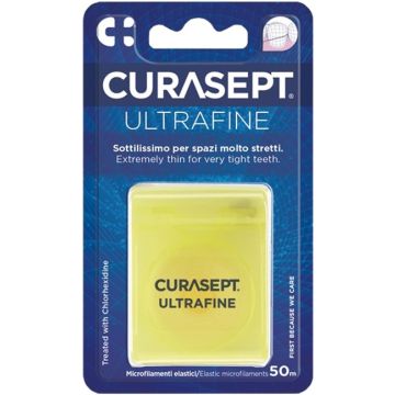 Curasept ultrafine filo interdentale non cerato clorexidina