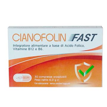 Cianofolin fast 30 compresse sublinguali