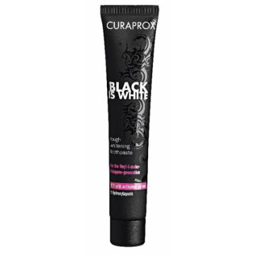 Curaprox black is white dentifricio rinfrescante 90 ml