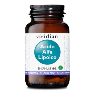 Viridian acido alfa lipoico 30 capsule vegetali