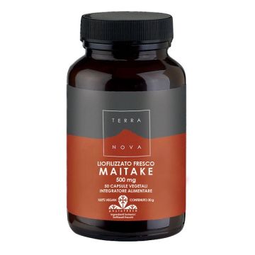 Terranova maitake 500mg liofilizzato fresco 50 capsule