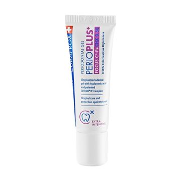 Curaprox perioplus+ focus gel chx 0,5% 10 ml
