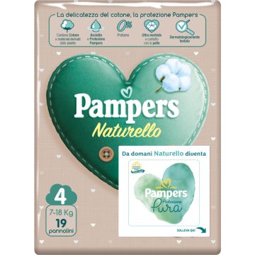 Pampers protezione pura naturallor maxi cp 19 pezzi