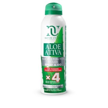 Natur unique spray&go aloe potenziata titolata 4x 150 ml