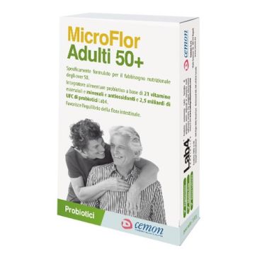 Microflor adulti+ 30 capsule vegetali