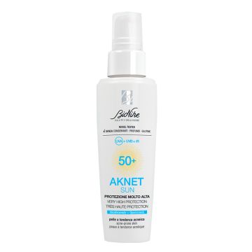 Aknet sun protezione molto alta spf50+ 50 ml