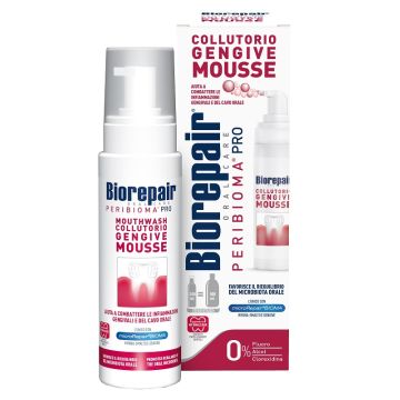 Biorepair oral care peribioma pro collutorio gengive mousse 200 ml