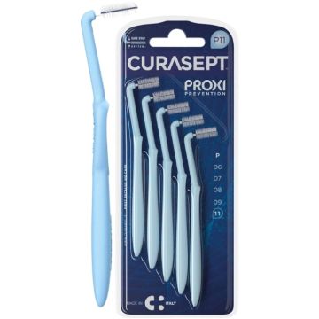 Curasept proxi angle p11 azzurro/light blue 5 pezzi