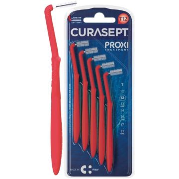 Curasept proxi angle t12 rosso/red 5 pezzi