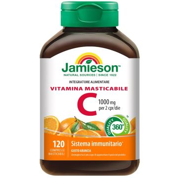 Jamieson vitamina c 1000 masticabile arancia 120 compresse