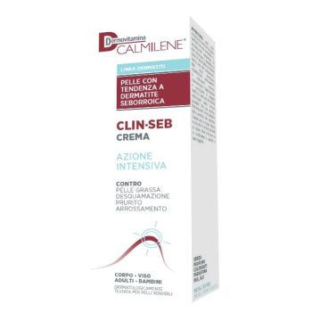 Dermovitamina calmilene clin-seb crema azione intensiva per pelle con tendenza a dermatite seborroica 50 ml