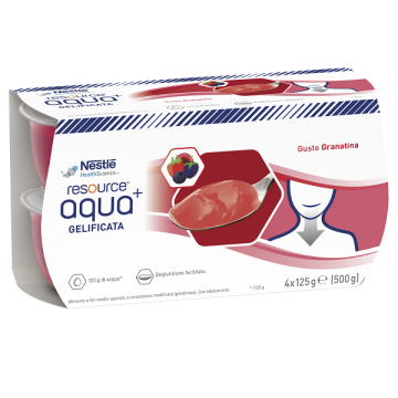 Resource aqua acqua gelificata+grenada cup 6 4x125 g