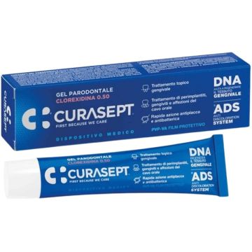 Curasept gel parodontale 0,5% 30 ml ads + dna