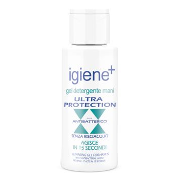 Igiene+ gel detergente mani ultra protection con antibatterico 50 ml