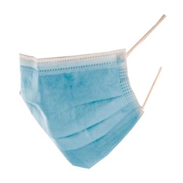 Mascherina chirurgica tipo ii tessuto non tessuto 3 strati azzurra