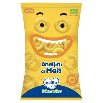 Mellin snack bio anellini mais 15 g