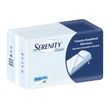 Traversa salvamaterasso per incontinenza serenity relax 60x90 cm 30 pezzi
