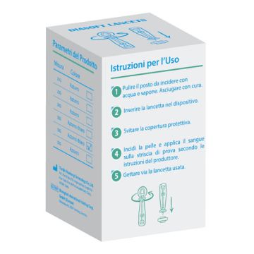 Lancette pungidito diasoft lancet 25 pezzi