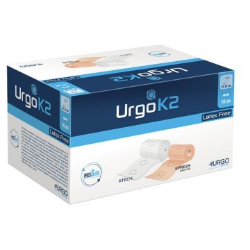 Bendaggio urgok2 latex free kit bendaggio t2 caviglia 25-32 2 pezzi 10 cm