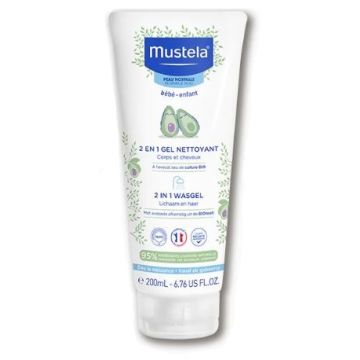 Mustela gel 2 in 1 200 ml