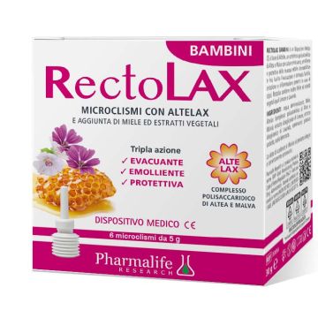 Rectolax bambini microclismi 6 pezzi da 5 g
