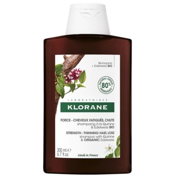 Klorane shampoo chinina-stella alpina bio 200 ml