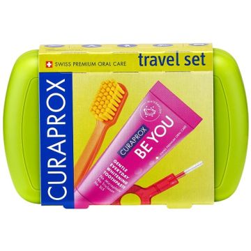 Curaprox travel set green