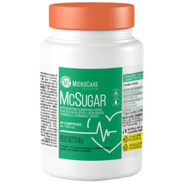 Microcare nutrition mc sugar 40 compresse da 1200 mg