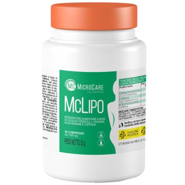 Microcare nutrition mc lipo 30 compresse da 1100 mg