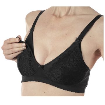 Mammy reggiseno cotone allattamento black 5d