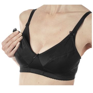 Mammy reggiseno microfibra allattamento black 4d